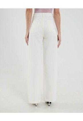 Jean Para Mujer Wide-Leg Minimal Color Crudo Marca Ostu #40160578