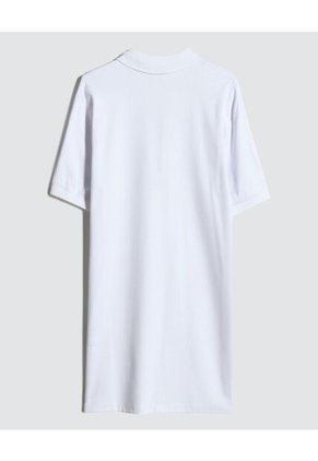 Polo Para Hombre Cuello Tejido Sin Bolsillo Color Blanco Marca Ostu #60110700