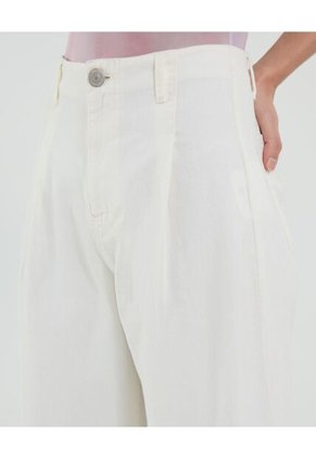 Jean Para Mujer Wide-Leg Minimal Color Crudo Marca Ostu #40160578