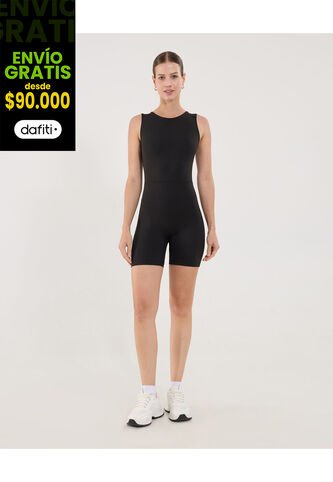 Enterizo Para Mujer Manga Sisa Color Negro Marca Ostu #40320138 Ostu