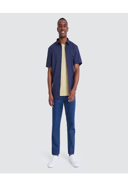 Jean Para Hombre Regular Color Azul  Marca Ostu #60160119