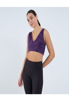 Top Para Mujer  Color Morado Marca Ostu #40220420