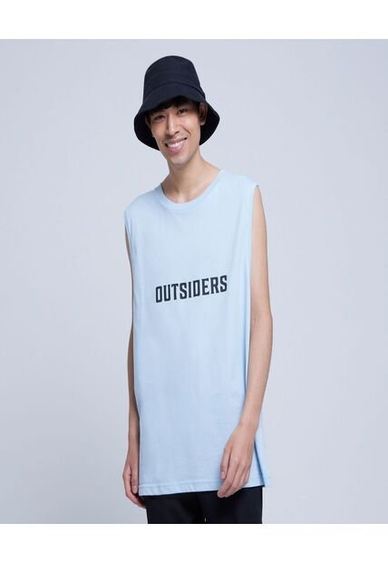 Camiseta Para Hombre Manga Sisa Color Azul Claro Marca Ostu #60091184