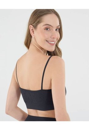 Top Para Mujer Seamless Con Copas Color Negro Marca Ostu #40220399
