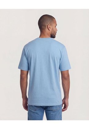 Camiseta Para Hombre Manga Corta Cuello Redondo Color Azul Marca Ostu #60091839