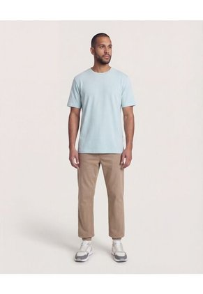 Camiseta  Para Hombre Manga Corta Cuello Redondo Color Verde Marca Ostu #60091948