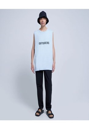 Camiseta Para Hombre Manga Sisa Color Azul Claro Marca Ostu #60091184