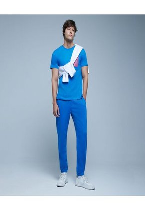 Pantalon Para Hombre Jogger Color Azul  Marca Ostu #60070360