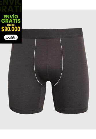 Pantaloncillo Para Hombre Boxer Filete Medio Algodón Color Negro Marca Ostu #60000507 Ostu