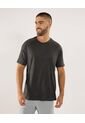 Camiseta Para Hombre Manga Corta Cuello Redondo Color Negro Marca Ostu #60091726 de Ostu