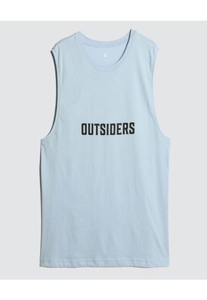 Camiseta Para Hombre Manga Sisa Color Azul Claro Marca Ostu #60091184