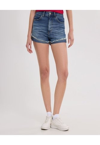 Short Para Mujer Relax Color Azul Marca Ostu #40190341 Ostu