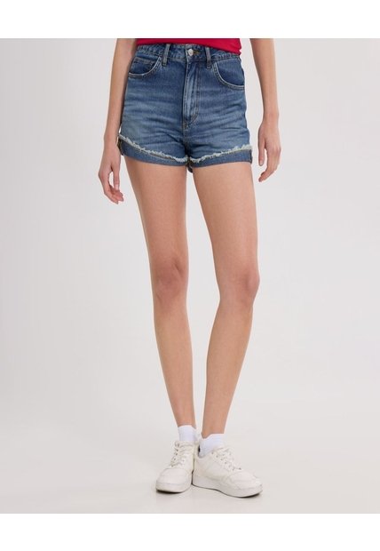 Short Para Mujer Relax Color Azul Marca Ostu #40190341