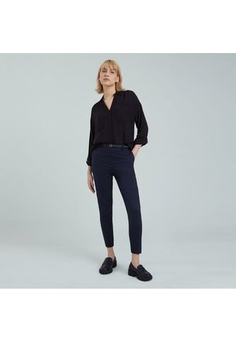 Pantalon Para Mujer Chino Color Azul  Marca Ostu #40070485 Ostu