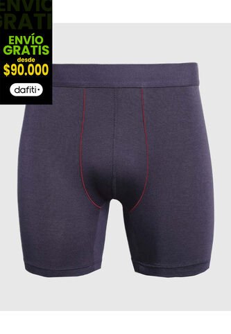 Pantaloncillo Para Hombre Boxer Filete Medio Algodón Color Azul Marca Ostu #60000507 Ostu