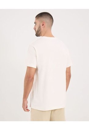 Camiseta Para Hombre Manga Corta Cuello Redondo Color Crema Marca Ostu #60091789