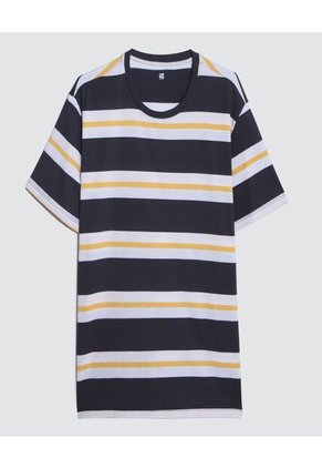 Camiseta Para Hombre Manga Corta Color Azul Medio Marca Ostu #60091176