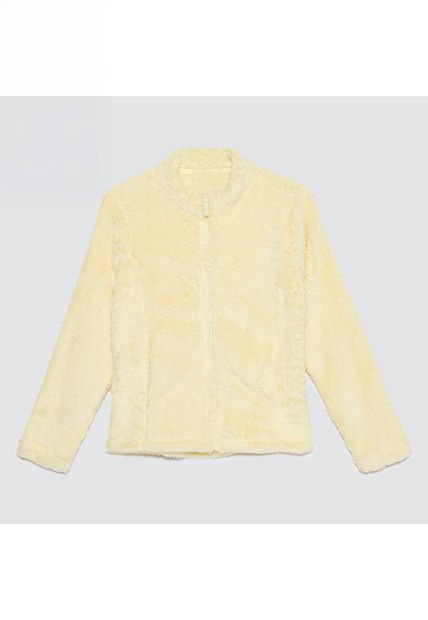 Chaqueta Para Niña Abrigo Color Amarillo  Marca Ostu #90080034
