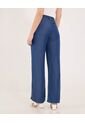 Jean Para Mujer Wide-Leg Fluido Color Azul  Marca Ostu #40160484 de Ostu