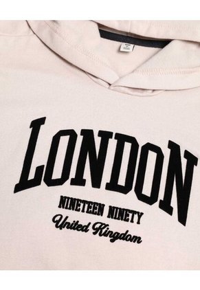 Buzo Infantil Niño Hoodie Color Beige Marca Ostu #80060177