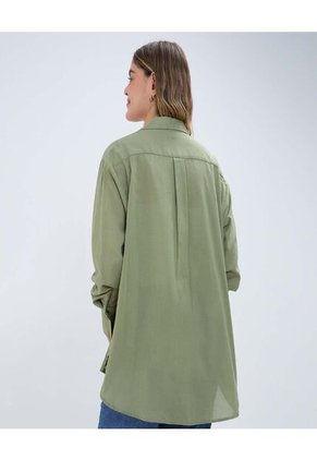 Blusa Para Mujer Manga Larga Color Verde Marca Ostu #40120955