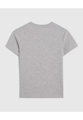 Camiseta Para Niño Manga Corta Cuello Redondo Color Gris  Marca Ostu #80090255