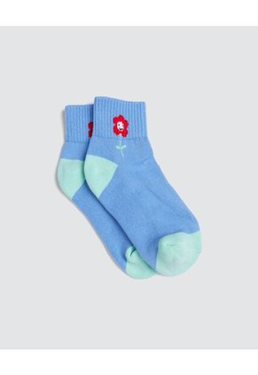 Medias Infantil Niña Tobillera Color Negro Marca Ostu #90980085