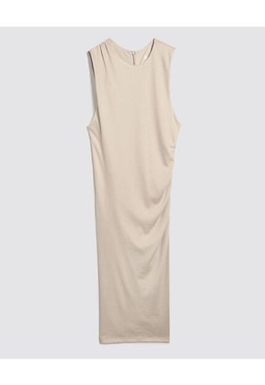Vestido Para Mujer Manga Sisa Color Beige Marca Ostu #40170258