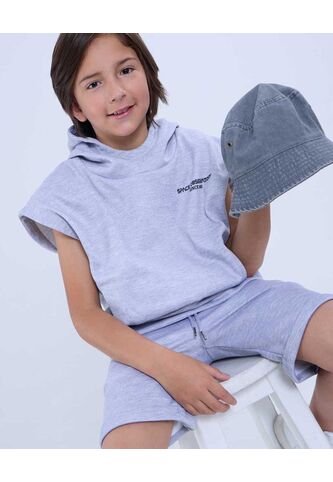 Bermuda Para Niño  Color Gris  Marca Ostu #80100050 Ostu