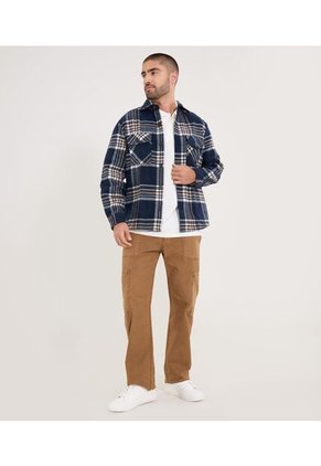 Chaqueta Para Hombre Moda Color Crema Marca Ostu #60080115