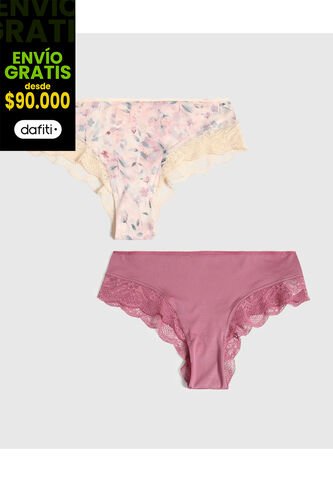 Panty Para Mujer Hipster Color Negro Marca Ostu #40800093 Ostu