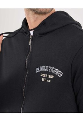 Buzo Para Hombre Zipper Color Negro Marca Ostu #60060501