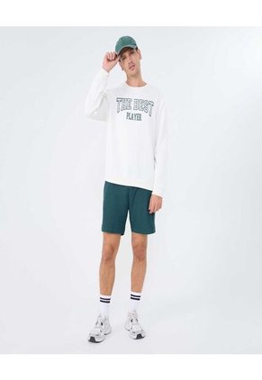 Buzo Para Hombre Cuello Redondo Color Crema Marca Ostu #60060494