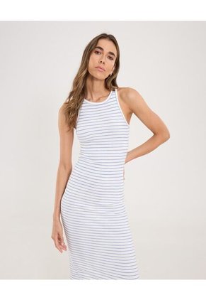 Vestido Para Mujer M/Sisa Largo Color Azul  Marca Ostu #40170303