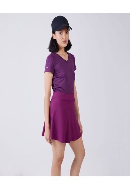 Camiseta Para Mujer Manga Corta Color Morado Marca Ostu #40091808