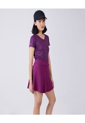 Camiseta Para Mujer Manga Corta Color Morado Marca Ostu #40091808