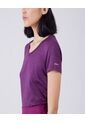 Camiseta Para Mujer Manga Corta Color Morado Marca Ostu #40091808 de Ostu