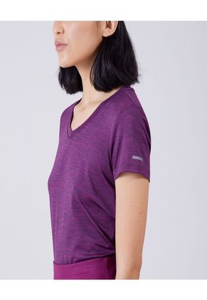 Camiseta Para Mujer Manga Corta Color Morado Marca Ostu #40091808