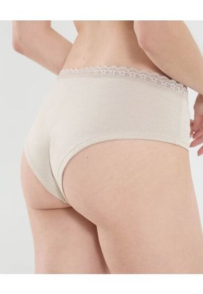 Panty Para Mujer Cachetero Color Beige Marca Ostu #40800024
