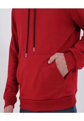 Buzo Para Hombre Hoodie Color Vino Marca Ostu #60060391