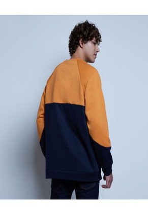 Buzo Para Hombre Cuello Redondo Color Naranja Marca Ostu #60060351