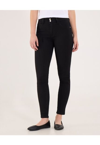 Jean Para Mujer Push Up Color Negro Marca Ostu #40160523