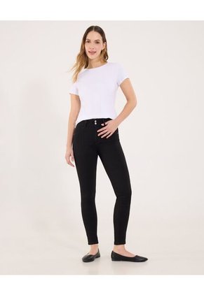 Jean Para Mujer Push Up Color Negro Marca Ostu #40160523