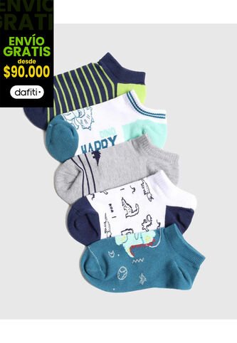 Medias Infantil Niño Invisible Color Negro Marca Ostu #80980147 Ostu