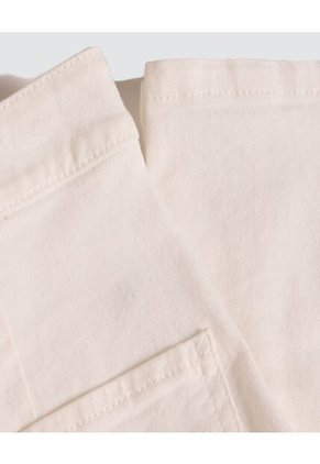 Jean Para Mujer Wide-Leg Color Crudo Marca Ostu #40160396