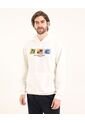 Buzo Para Hombre Hoodie Color Crema Marca Ostu #60060590 de Ostu