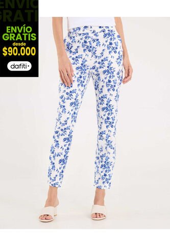 Pantalón Para Mujer Capri Color Crudo Marca Ostu #40070814 Ostu