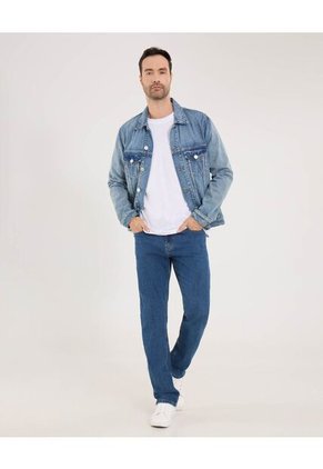 Jean Para Hombre Regular Color Azul  Marca Ostu #60160249