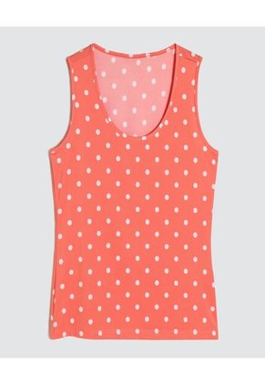 Top Para Mujer Cuello Redondo Color Naranja Marca Ostu #40220246