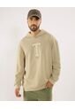 Buzo Para Hombre Hoodie Color Beige Marca Ostu #60060583 de Ostu